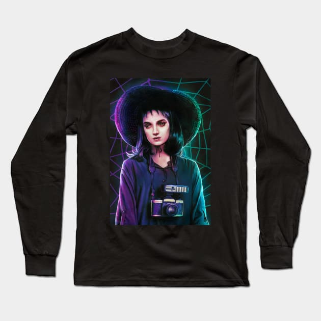 Lydia The Shutterbug Long Sleeve T-Shirt by NAARRTDESIGN